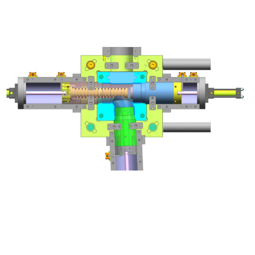 WT-A60LARGE圆管注射模具，单面弧形结构缩略图
